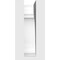 Ekena Millwork Standard Bryant Architectural Grade PVC Bracket, 5"W x 10"D x 10"H BKTP05X10X10BRY - alternate 2